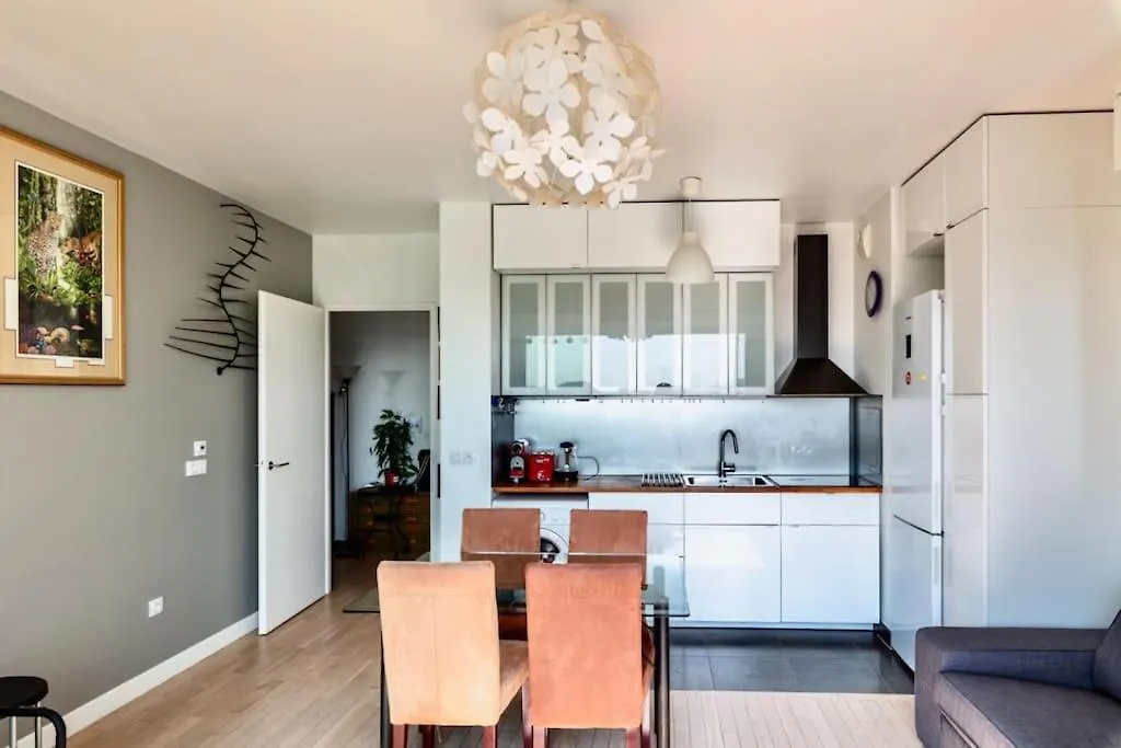 Appartement Entier Terrasse View Parking Gratuit باريس